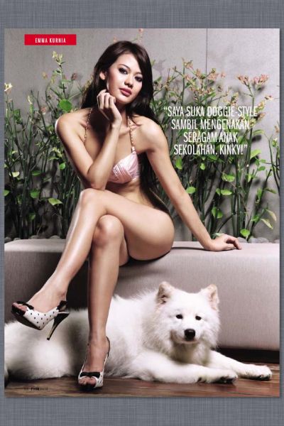 model indonesia pamer memek