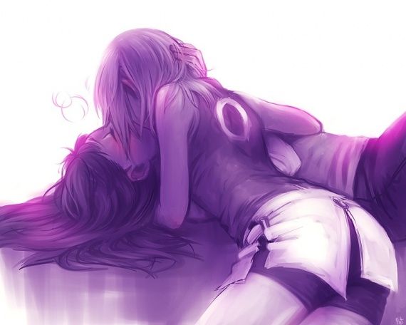 sakura and hinata as lesbians