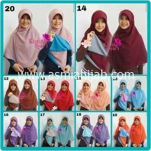 tutorial jilbab segi empat