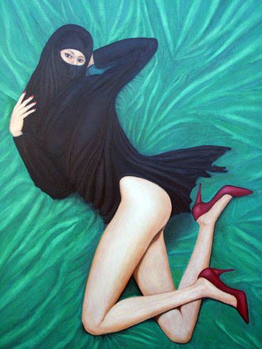hot hijab thigh