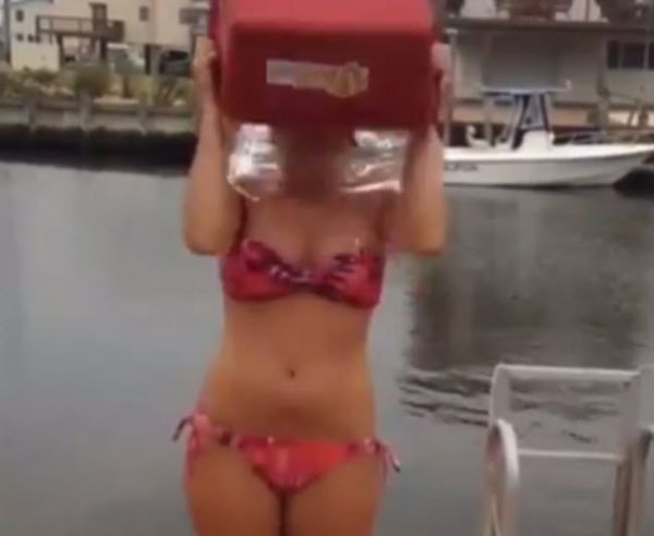 ice bucket challenge nip slip