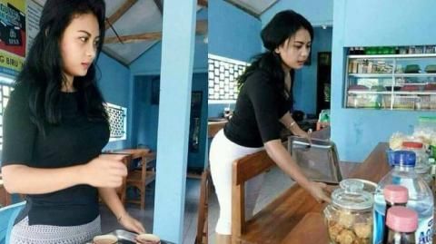 warung kopi di siang hari