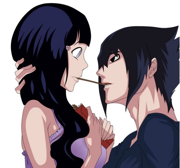 sasuke and hinata kissing