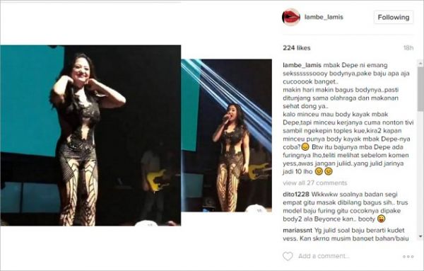 dewi persik telanjang tanpa busana