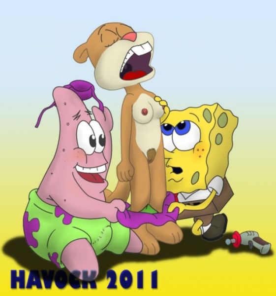 spongebob and sandy