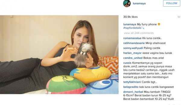 foto luna maya dan ariel