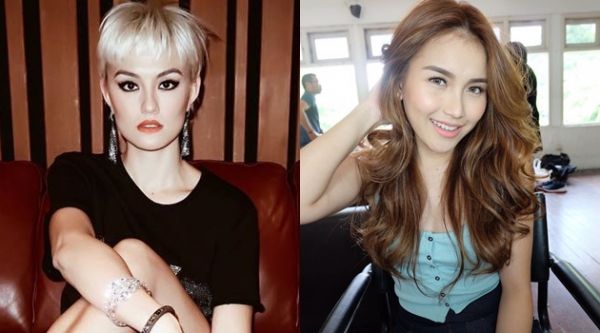 agnes monica rambut pendek