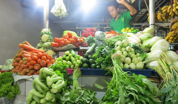 pedagang pasar