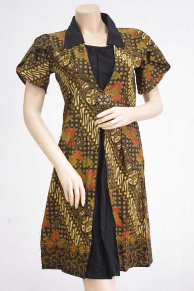 model baju batik muslim