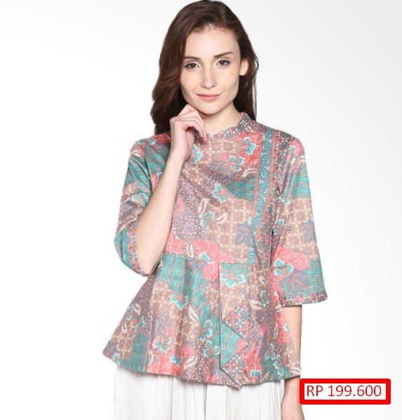 baju batik kerja wanita