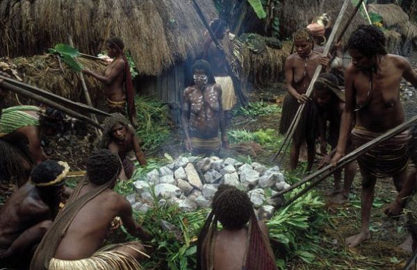 gambar suku asmat