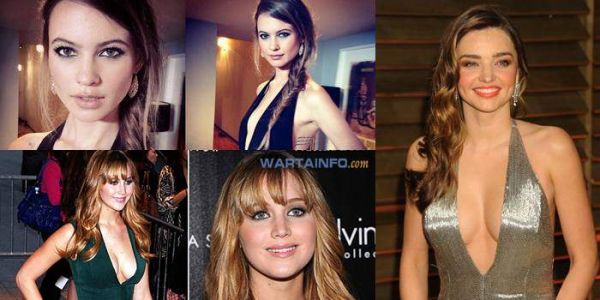 artis hollywood tanpa bra