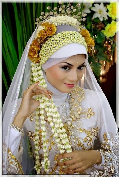 kerudung pengantin