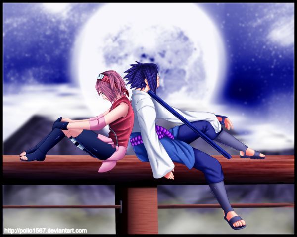 sasuke and sakura kiss