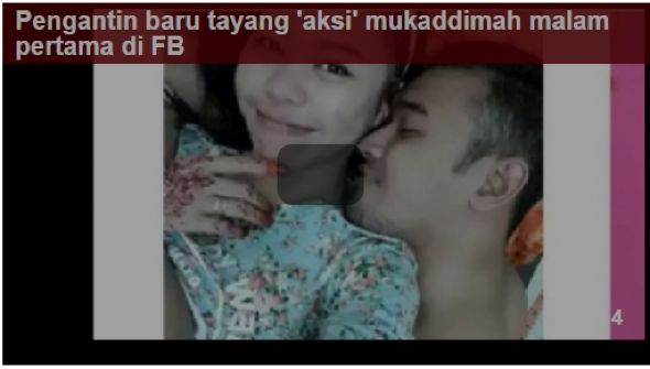pengantin baru bugil