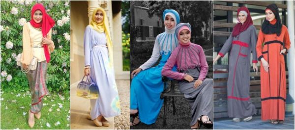 model baju terusan pendek