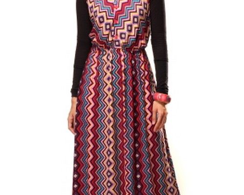 model baju terusan batik