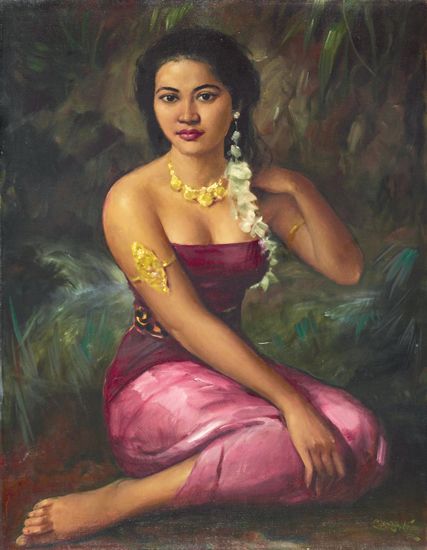 gadis cantik mandi
