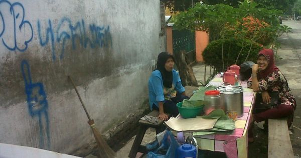 pedagang pasar