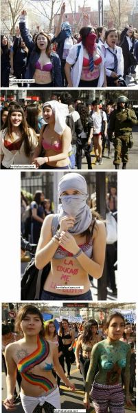 wanita pakai pakaian tidak