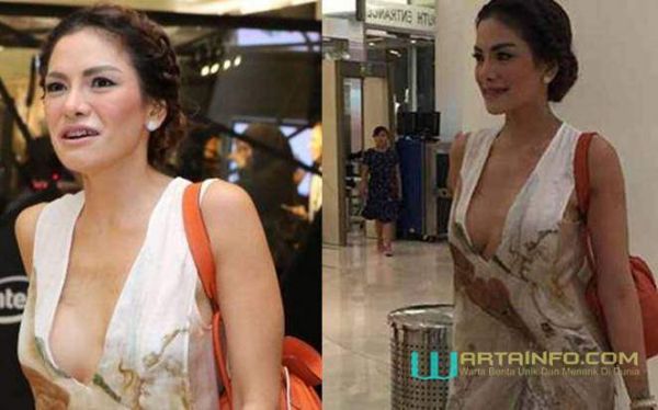 dewi persik tanpa bra