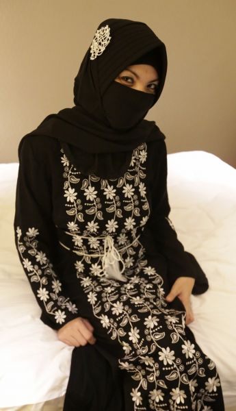 jilbab telanjang