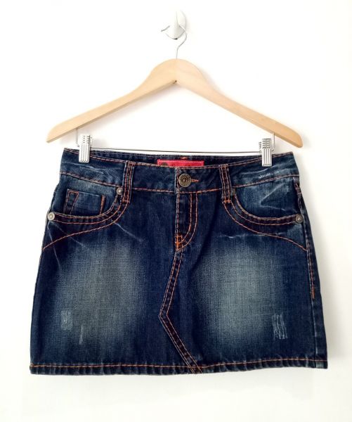 rok jeans panjang