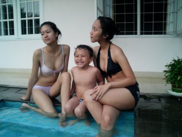 kolam renang rumah anang ashanty