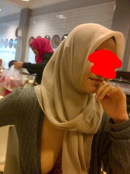 jilbab transparan