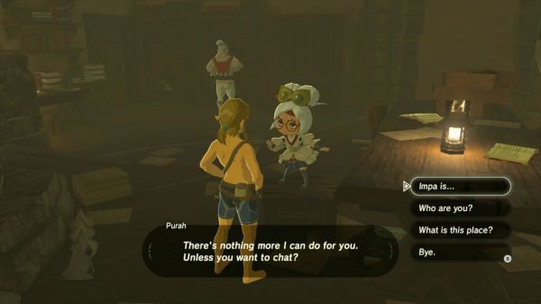 breath of the wild impa purah paya