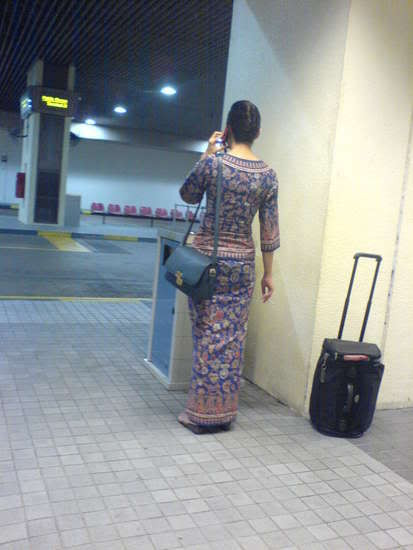 ibu pamer toket