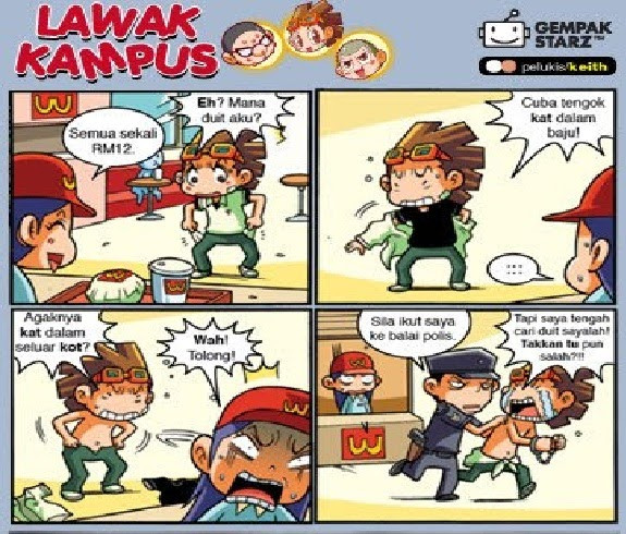 contoh gambar komik kartun
