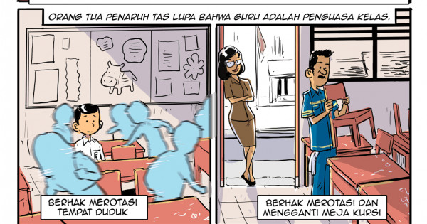 contoh komik persahabatan