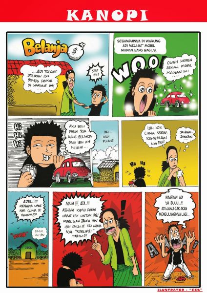 komik kartun strip