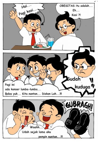 gambar komik sederhana
