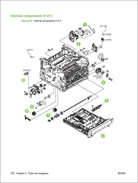 hp printer schematic