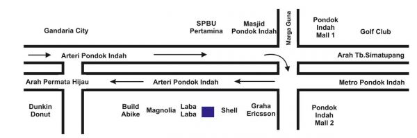 rumah di pondok indah