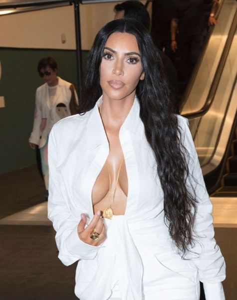 kim kardashian white