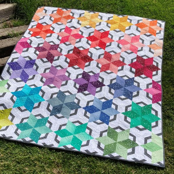 dahlia quilt tutorial
