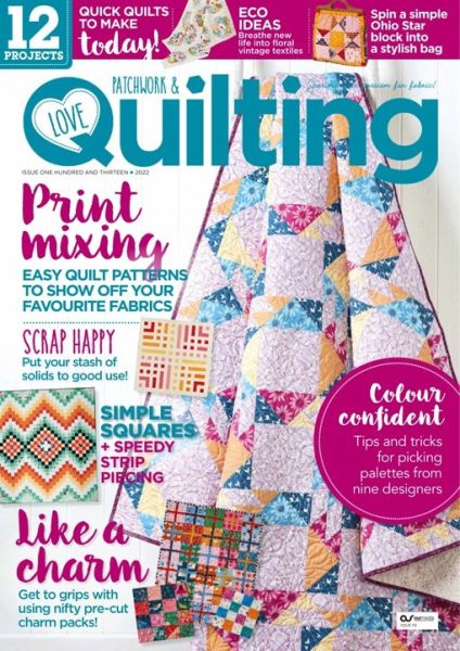 blue dahlia quilt pattern