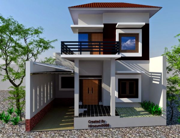desain rumah panggung modern