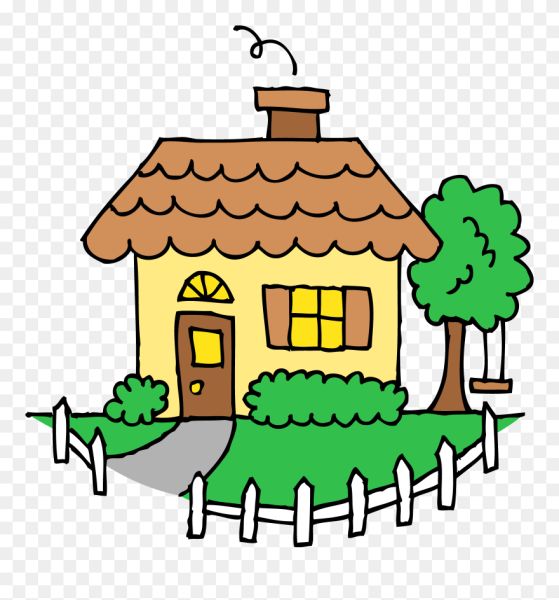 zu hause zeichnung