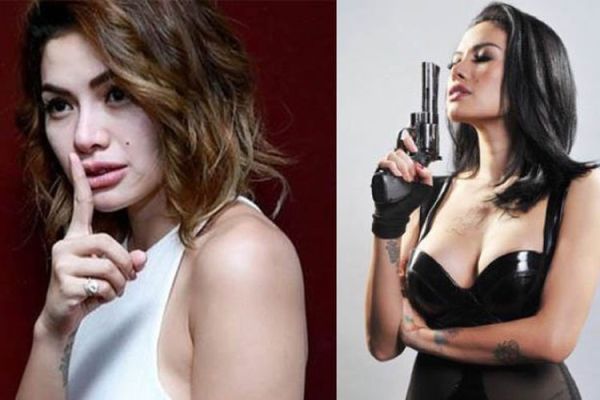 kacamata saint laurent yang dipake nikita mirzani